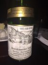 1976 Bernkasteler Doctor Auslese H. Thaprich Germany 750 mL