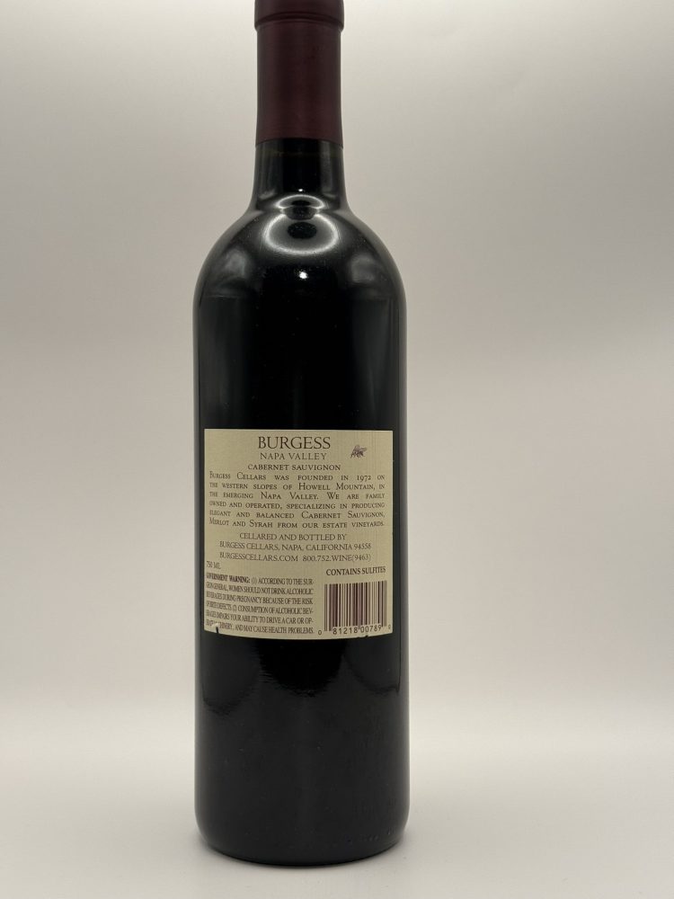 Burgess 2009 750 ml