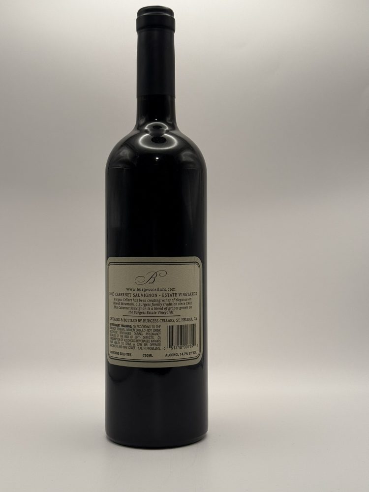 Burgess Cellars 2013 750 ml