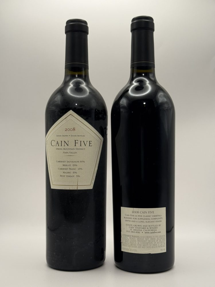 Cain Vineyard & Winery Cain Five 375 ml 1998 375 mL
