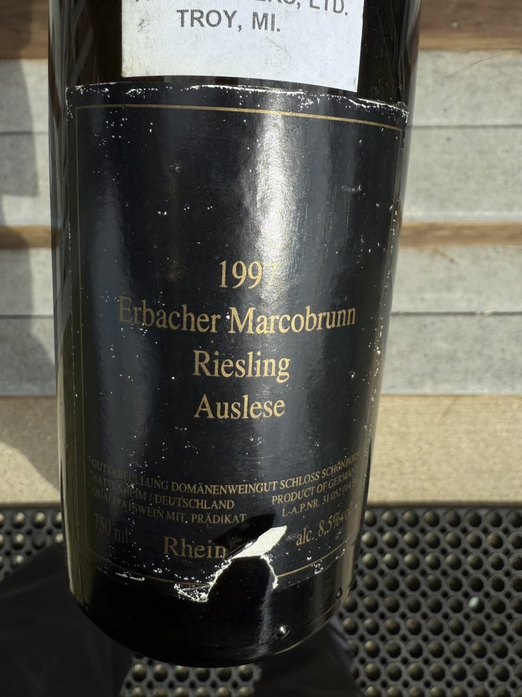 Erbacher Marcobrunn  Riesling Auslese 1997 750 mL