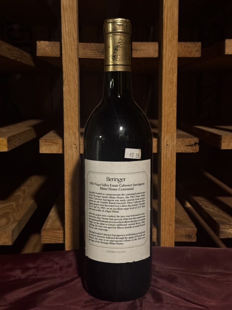 Beringer Rhine House Centennia Special Release 1983 750 ml