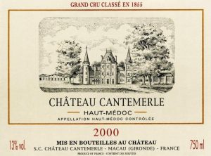 Chateau Cantemerle 2000 750 ml