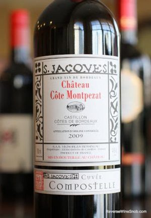 Chateau Cote Montpezat Cotes de Castillon 2009 750 ml