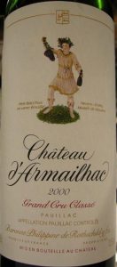 Chateau D'armailhac 2000 750 ml