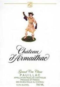 Chateau D'armailhac 1993 750 ml
