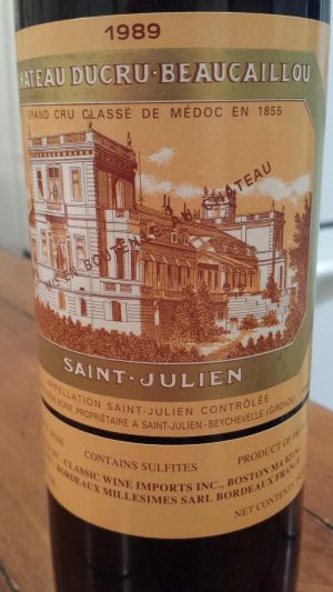 Chateau Ducru Beaucaillou 1989 750 ml