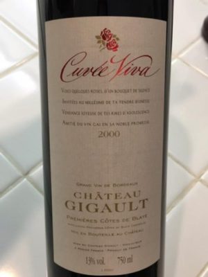 Chateau Gigault Cuvee Viva 2000 750 ml