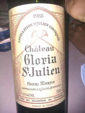 Chateau Gloria 1989 750 ml