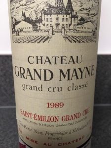 Chateau Grand Mayne 1989 750 ml