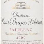 Chateau Haut Bages Liberal 750 ml