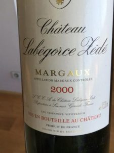Chateau Labegorce Zede 2000 750 ml