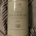 Chateau La fleur Becade 1990 750 ml