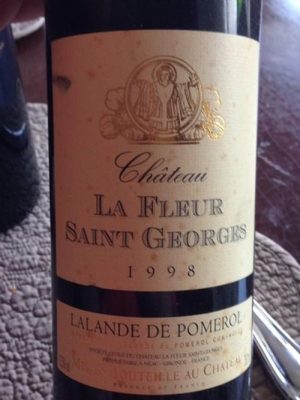 Chateau La fleur Saint Georges 1990 750 ml