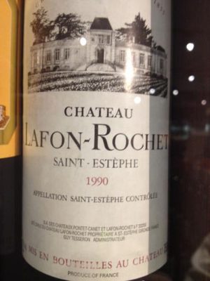 Chateau Lafon Rochet 1990 750 ml