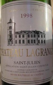 Chateau Lagrange 1998 750 ml