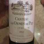 Chateau Les Ormes De Pez 1993 750 ml