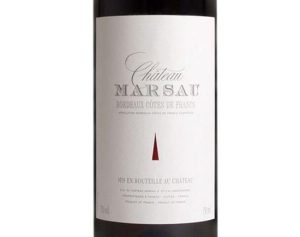 Chateau Marsau Cotes de Francs 2000 750 ml