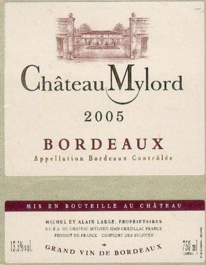 Chateau Mylord 2005 750 ml