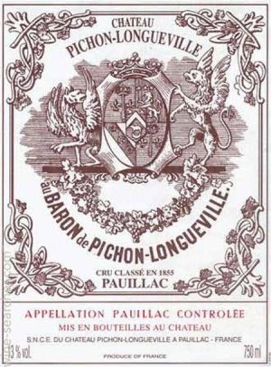 Chateau Pichon Longueville Baron 1993 750 ml