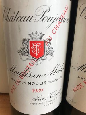 Chateau Poujeaux 1989 750 ml