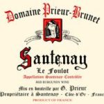 Santenay Le Foulot Prieur Brunet 1996 750 ml