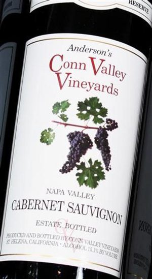 Andersons Conn Valley Cabernet Reserve 2007 750 ml