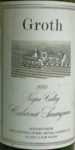 Groth Napa 1991 750 ml