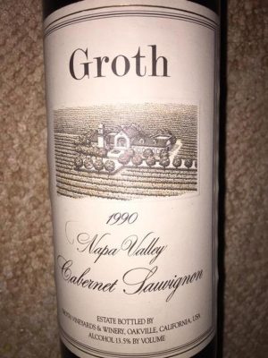 Groth Napa 1990 750 ml