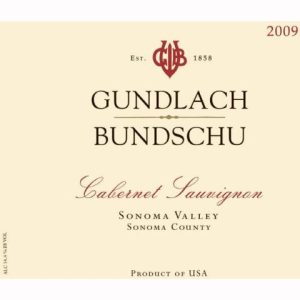 Gundlach Bundschu 2009 750 ml