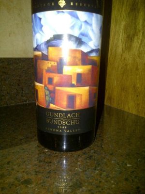 Gundlach Bundschu Reserve 2009 750 ml