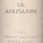 La Marjolaine Cabernet 1983 750 ml
