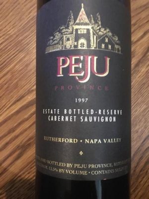 Peju Reserve 1997 750 ml