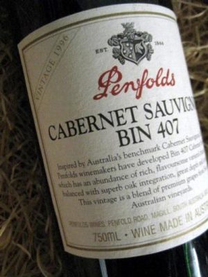 Penfolds BIN 407 1996 750 ml