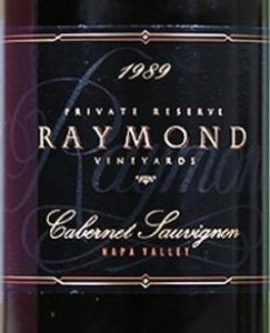 Raymond Private Reserve 1989 750 ml