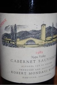 Robert Mondavi Reserve 1982 750 ml