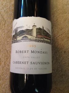 Robert Mondavi Unfiltered 1993 750 ml