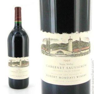 Robert Mondavi Unfiltered  1992 750 ml