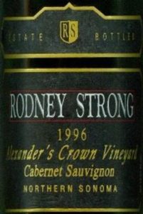 Rodney Strong Alexander's Crown Vineyard 1991 750 ml