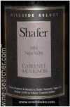 Shafer Hillside select Stags Leap District 1989