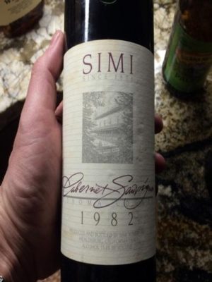 Simi Cabernet 1982 750 ml
