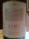 Simi Reserve Cabernet 1991