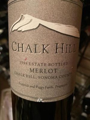 Chalk Hill Merlot 1998 750 ml