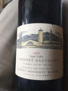 Robert Mondavi 1982 Napa