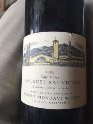 Robert Mondavi 1982 Napa