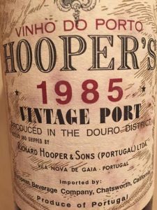 Hoopers Vintage  1985 750 ml