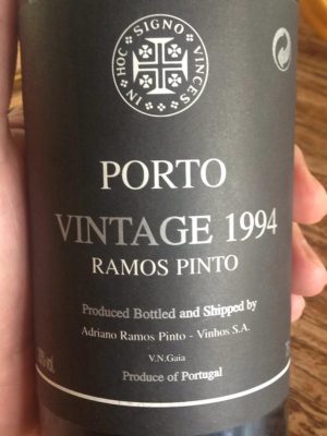 Ramos Pinto Vintage Port 1994 750 ml