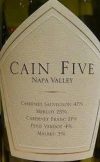 Cain Vineyard & Winery Cain Cuvee 1996