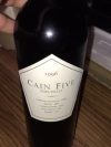 Cain Vineyard & Winery Cain Five1996