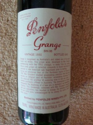 Penfolds Shiraz South Australia Grange 1992 750 ml